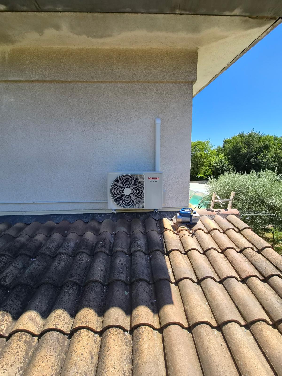 Chantier Fabien Di Cataldo - Clim Alès